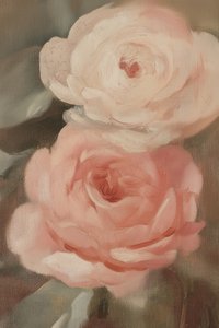ブラッシュ・ローズの絵画 作： 