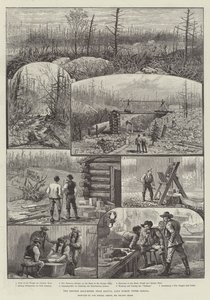 カナダ、アッパーヒューロン湖、アルゴマ近郊のデニソン金鉱山 作： Melton Prior