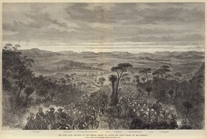 ズールー戦争、遠く離れた王のクラール、ウルンディへのイギリス軍の進出 作： Melton Prior