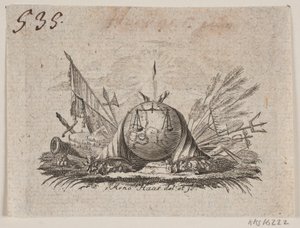 A. Schytte へのビネット「デンマークとノルウェーの自然と政治の憲法」、パート I 作： Meno Haas