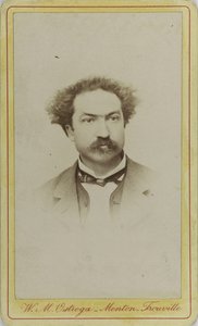 作曲家ロバート プランケットの肖像 1848 ～ 1903 年、c. 1880年。 作： Menton . Photo studio W.M. Ostroga