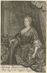 女帝アンナ・イオアンノヴナの肖像 1693-1740, 1733