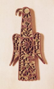 鷲形ブローチ（金属・エナメル） 作： Merovingian