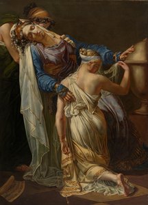 ヘクバとポリクセナ」1814年以降（油彩・キャンバス