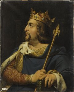 フランスのルイ6世、1837年 作： Merry Joseph Blondel