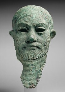 統治者の頭部、紀元前2300～2000年頃（銅合金 作： Mesopotamian Mesopotamian