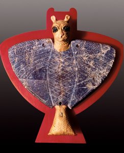 メソポタミア："ライオンの頭を持つ鷲「ウル王朝時代のトレゾールからのスタチューエット（彫刻 作： Mesopotamian Mesopotamian