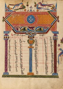 キヤノン・テーブル・ページ 作： Mesrop of Khizan