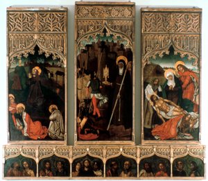 サンタ・クララのトリプティク 1486年 作： Mestre Hilarius