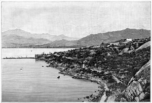 Stora湾、c1890のビュー 作： Meunier