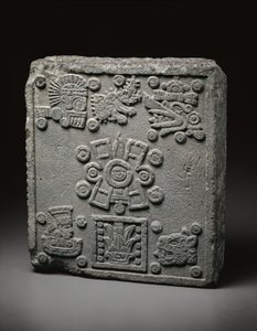 モテクゾーマIIの戴冠式の石 作： Mexican School