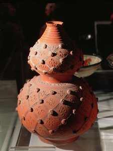 ひょうたん型花器（焼き物 作： Mexican School