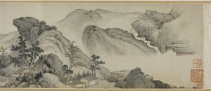 秋山の隠遁者の住居