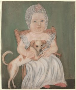 愛犬を連れた子供 作： Micah Williams