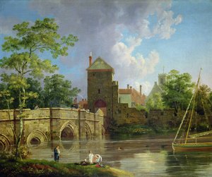 レイヤーソープ・ポスターン、ヨーク、1769年頃（油彩・カンヴァス） 作： Michael (1743-1801) Rooker