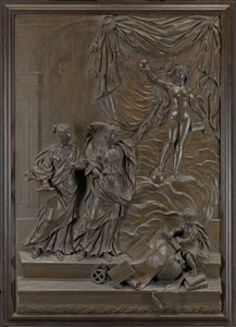 ストウのレリーフ：おそらくリベラルアーツに自分自身を明らかにする真実、c.1715（ブロンズライムウッド）