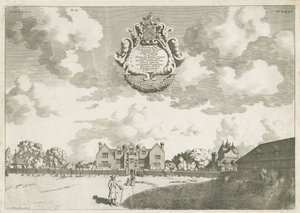 ベントレー・ホール：銅版画、[1686]（プリント