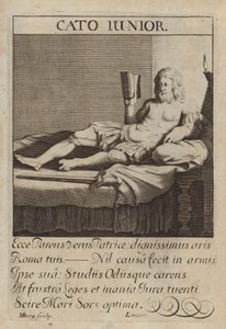 Cato the Younger、ローマの政治家 作： Michael Burghers