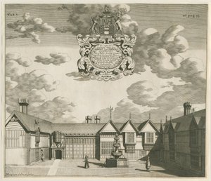 Chartley Manor House: engraving, nd [1653-1686] (print) 作： Michael Burghers