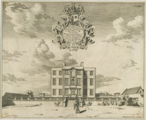 エルムハーストホール：銅版画、nd [1653-1686] 作： Michael Burghers