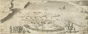 ハイ・オフリー-シェベン・プール：彫刻、ND [1653-1686] (プリント) 作： Michael Burghers