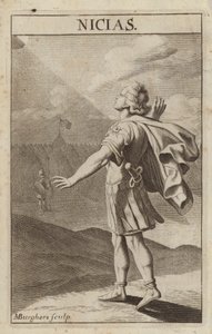 ニコシア、アテネの政治家、ペロポネソス戦争の将軍 作： Michael Burghers