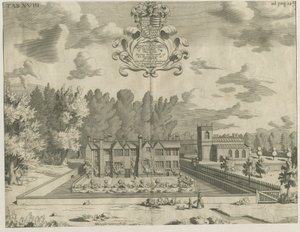 Okeover Hall：engraving、nd [1653-1686] 作： Michael Burghers