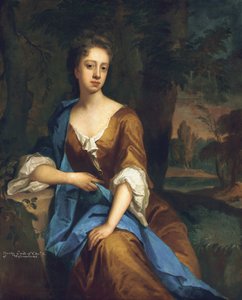 ウェストモアランド伯爵夫人ドロシー・ブルーデネルの肖像 作： Michael Dahl