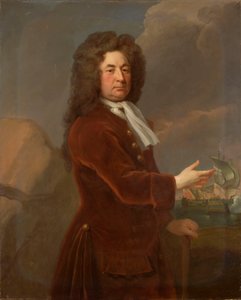 ウィリアム・ウェットストーン少将（1711年没）、17世紀後半から18世紀初頭（キャンバスに油彩） 作： Michael Dahl