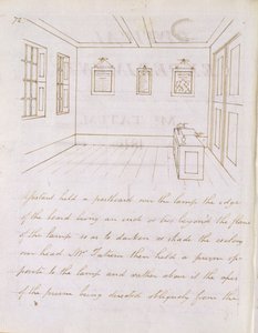 1810年、フリートストリートの外、ドーセットストリートにあるジョンテイタムの講義室（紙にペンとインク）