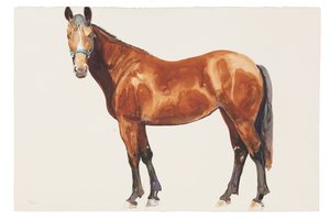 無題、2018年（紙に水彩画）