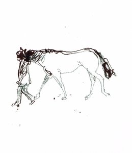 無題、2018年（紙に水彩画） 作： Michael Frith