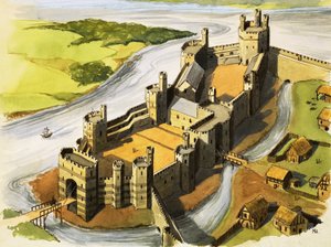 エドワード1世時代のケルナーヴォン城