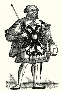ドイツ帝国のヘラルド（彫刻 作： Michael Ostendorfer