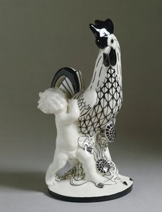 雄鶏とケルビム 作： Michael Powolny
