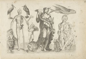 描画例付き練習シート：動物やさまざまな人物 作： Michael Snijders
