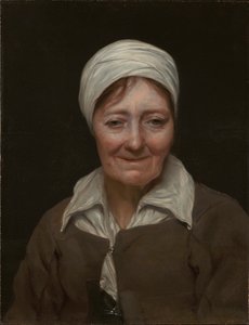 女性の頭、1654年頃（パネルに油彩）