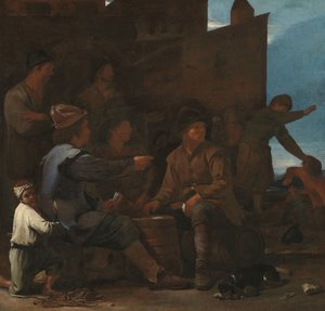 カードプレーヤー 作： Michael Sweerts