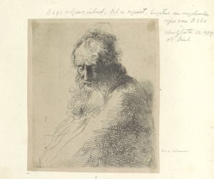 Bust van een oude man met baard 原画集85点（連載タイトル） 作： Michael Willmann (attributed to)