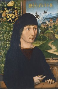 Levinus Memmingerの肖像、1485年頃 作： Michael Wolgemut
