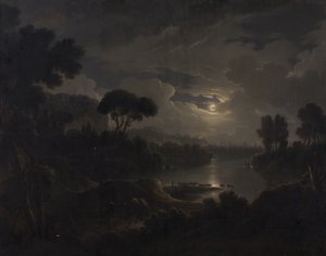 夕方のイタリアの理想的な風景