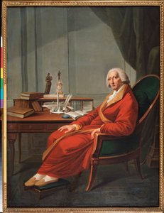 ロシアの皇帝イヴァン オスターマン伯爵の肖像 (1725-1811) (ロシアの皇帝イヴァン オスターマン伯爵の肖像) - ミハイル フョードロヴィッチ ヴォルノフ (1759-1826) による絵画、キャンバスに油彩 作： Michail Fyodorovich Voinov