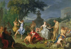 バッカナル、1719年 作： Michel Ange Houasse