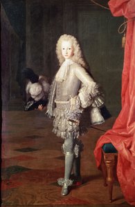 スペインのルイ1世の肖像 作： Michel Ange Houasse
