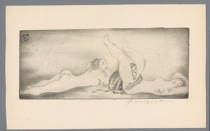 Ex libris van Gianni Mantero MG (オブジェクトのタイトル) 作： Michel Fingesten (signed by artist)