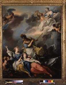 1606年のウィーン講和のアレゴリー