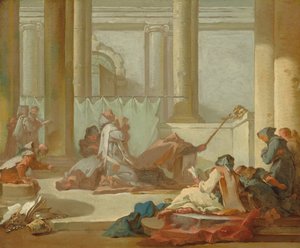 頭蓋骨の崇拝、c。 17331734。 作： Michel Francois Dandre Bardon