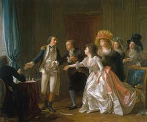 中断された結婚契約、c。 1789年。 作： Michel Garnier