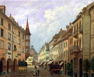 アーケード、グランド通り、コルマール、1876