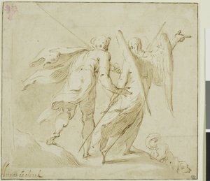 トビアスと天使 作： Michel Joseph Speeckaert